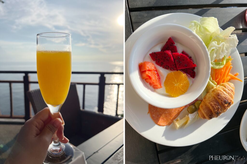 Banyan Tree Bintan Mimosa, alfresco dining breakfast 