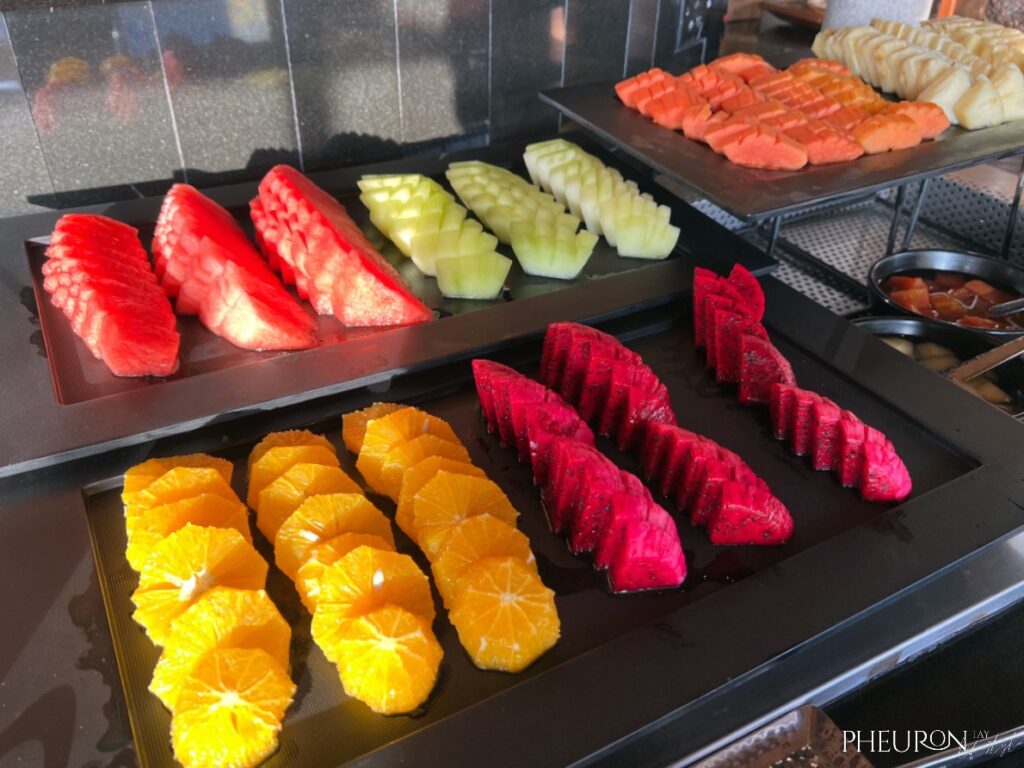 Banyan Tree Bintan continental breakfast fruits