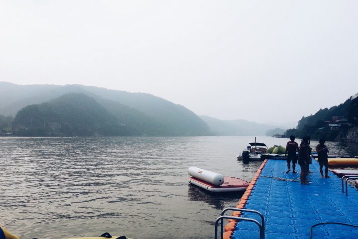 morning at cheongpyeong lake