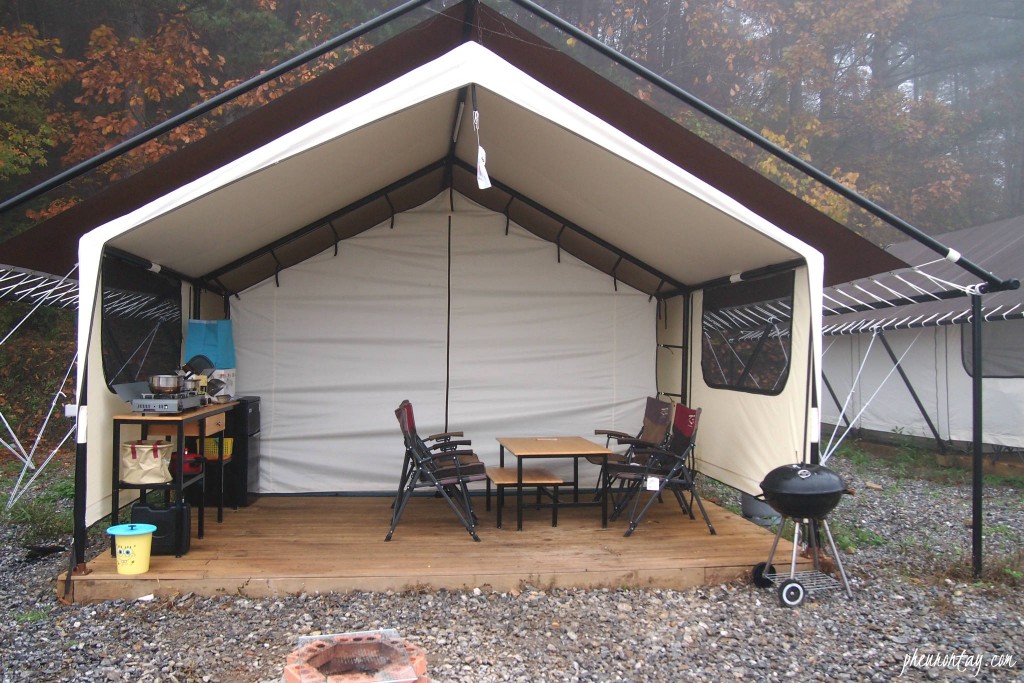 glamping facilities in korea