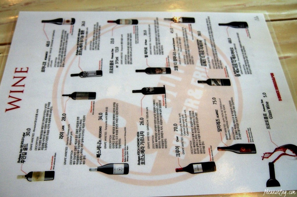 9ounce burger wine list 