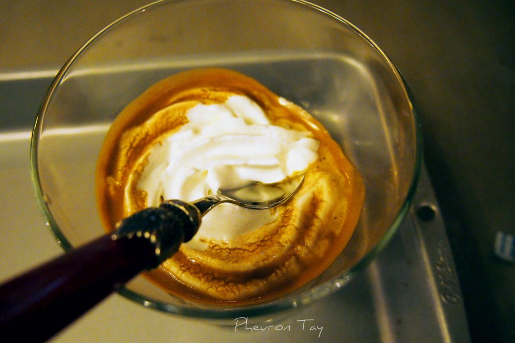 coffee con panna, hanyakbang 