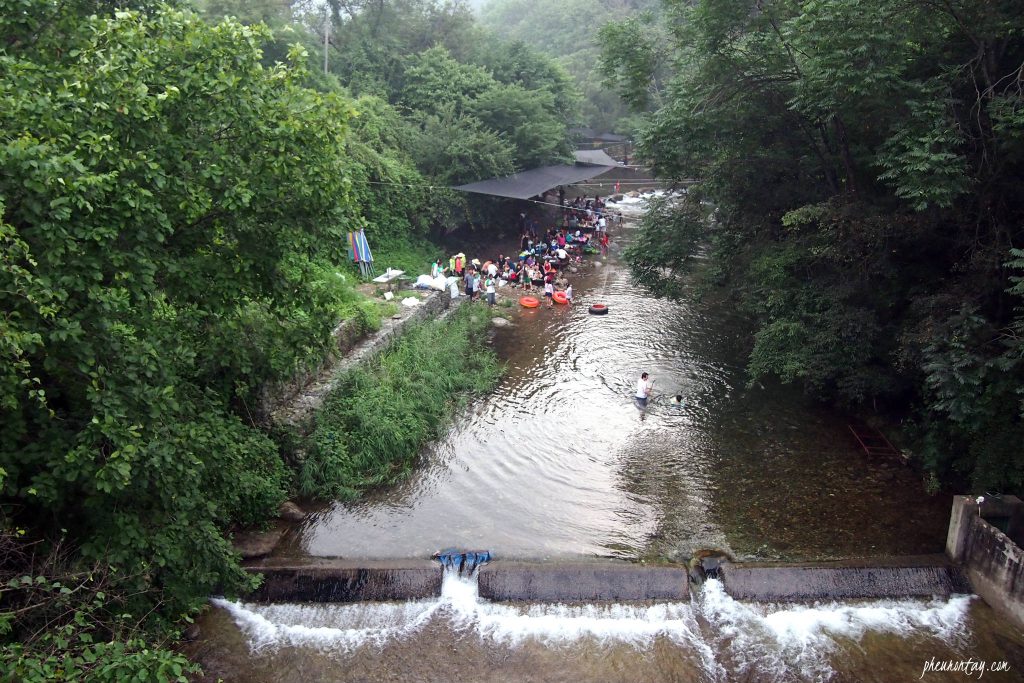 playing by the river 