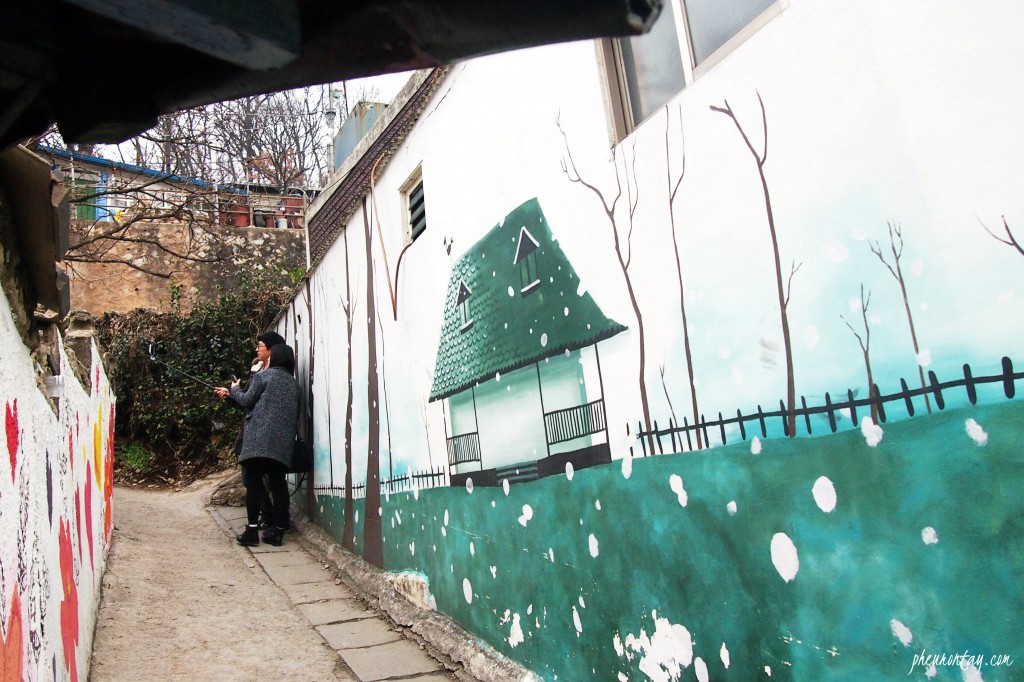 jaman wall painting village jeonju